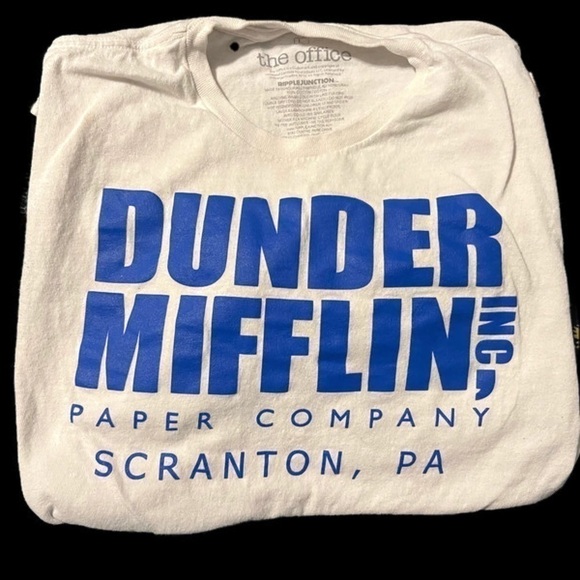 THE Office Dunder Mifflin Men’s Shirt (Sz L) - Picture 1 of 4